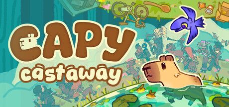 《Capy Castaway》8月6日上市:水豚與烏鴉的洪水後島嶼冒險
