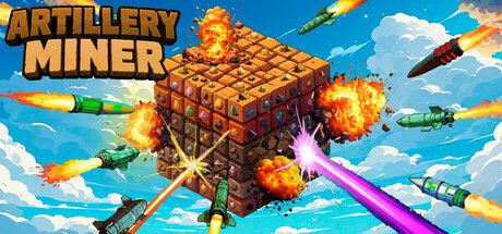 Artillery Miner 開發商 Alextgr8 推出放置增量採礦遊戲，用火炮與核子飛彈轟開巨型岩層