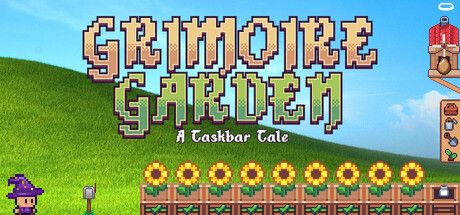 Grimoire Garden: 在任務欄種魔法花園!結合打字戰鬥與進度成長的休閒遊戲