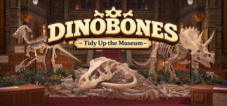 DinoBones: Tidy Up the Museum 整理博物館的恐龍骨頭模擬遊戲,讓混亂變秩序