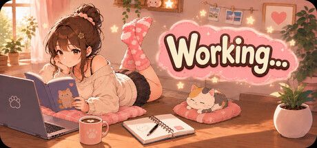 《Working...》讓桌面多一點陪伴：五位女主角與多樣造型的換裝收藏體驗