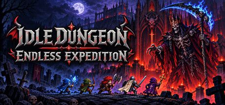 放置地下城：無尽遠征 – 招募五職業隊伍自動戰鬥，暗黑像素風格RPG