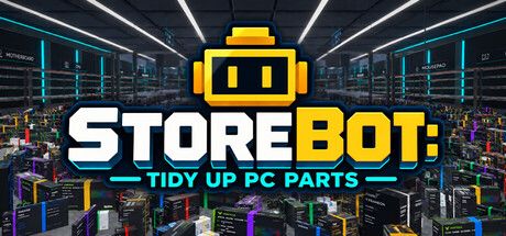 STOREBOT: Tidy Up PC Parts 整理電腦零件的趣味挑戰，獨自或與朋友合作打造整潔賣場